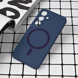 Futrola Magsafe Pure color - Samsung S921B Galaxy S24 tamno plava.