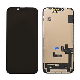LCD displej (ekran) - iPhone 14 + touchscreen black (crni) Soft OLED (JK).