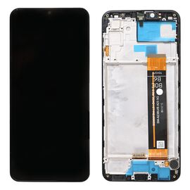 LCD displej (ekran) - Samsung A236 Galaxy A23 5G (GH82-29734A) + touchscreen + frame black (crni) FULL ORG-SP.