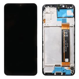 LCD displej (ekran) - Samsung A235 Galaxy A23 (GH82-28657A) + touchscreen + frame black (crni) FULL ORG-SP.