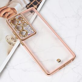 Futrola Cirkon Camera - Samsung S938 Galaxy S25 Ultra roze.