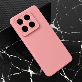 Silikonska futrola Teracell Giulietta - Xiaomi 14T mat tamno roze.