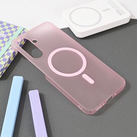 Futrola Magsafe mat PC - Samsung A266 Galaxy A26 5G roze.