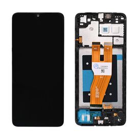 LCD displej (ekran) - Samsung A055 Galaxy A05 (GH81-24189A) + touchscreen + frame black (crni) FULL ORG-SP.