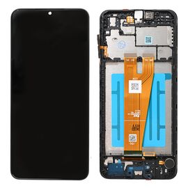 LCD displej (ekran) - Samsung A045/Galaxy A04 (GH81-22731A) + touchscreen + frame black (crni) FULL ORG-SP.