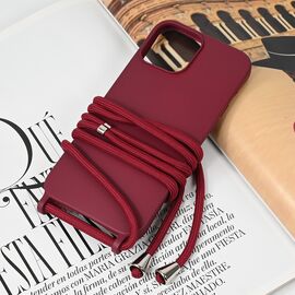 Futrola Crossbody - iPhone 13 Pro Max 6.7 bordo.