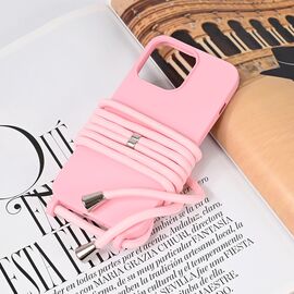 Futrola Crossbody - iPhone 13 Pro roze.
