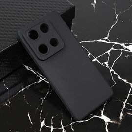 Silikonska futrola Teracell Giulietta - Xiaomi Redmi Note 14S (EU) mat crna.