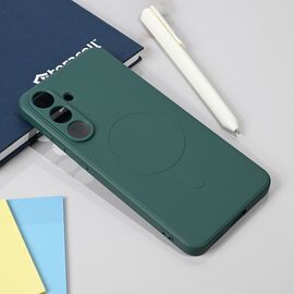 Silikonska futrola Teracell Giulietta Magsafe - Samsung S731B Galaxy S25 FE tamno zelena.