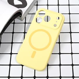 Futrola Magsafe Pure color - iPhone 17 Pro zuta.