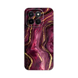 Silikonska futrola PRINT - Huawei Honor X6c Burgundy.