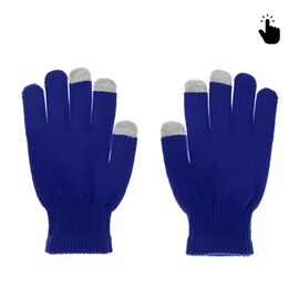 Rukavice - touch screen RY M (22cm) tamno plave.