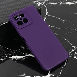 Silikonska futrola Teracell Giulietta - Huawei Honor X8 mat tamno ljubicasta.