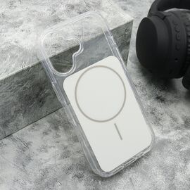 Futrola AMBER SHINE MagSafe - iPhone 17 bela (MS).