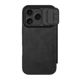 Futrola NILLKIN QIN Pro - iPhone 17 Pro crna (MS).