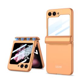 Futrola SMOOTH LINE - Samsung F741B/F761B Galaxy Z Flip 6 5G/Z Flip 7 FE 5G narandzasta (GKK case) (MS).