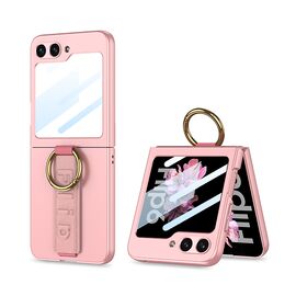 Futrola STRAP RING CASE - Samsung F741B/F761B Galaxy Z Flip 6 5G/Z Flip 7 FE 5G roze (GKK case) (MS).
