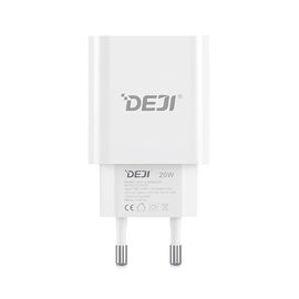 Kuciste punjaca DEJI DJ-A109 20W PD Type C beli (MS).