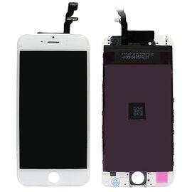 LCD displej (ekran) - Iphone 6G + Touch screen white (beli) high copy (MS).