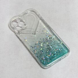 Futrola Heart Glitter - iPhone 12 Pro Max 6.7 mint.