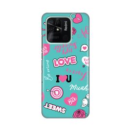 Silikonska futrola PRINT - Xiaomi Redmi 10C Love.