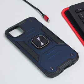 Futrola Hard Border Ring - iPhone 14 Plus plava.