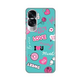 Silikonska futrola PRINT - Huawei Honor 90 Lite Love.