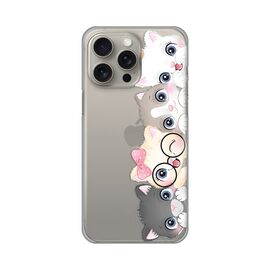 Silikonska futrola PRINT Skin - iPhone 15 Pro Max 6.7 Cats.