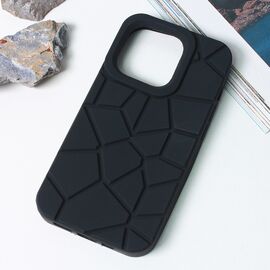 Futrola Color Stone - iPhone 14 Pro crna.