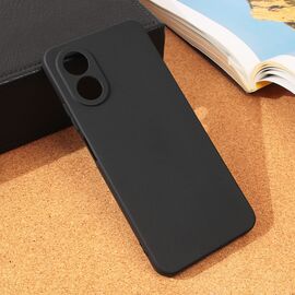 Silikonska futrola Ultra Thin - Oppo A38 mat crna.