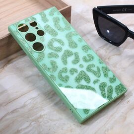Futrola Shiny glass - Samsung Galaxy S23 Ultra svetlo zelena.