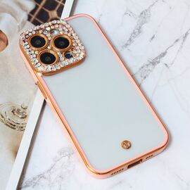 Futrola Cirkon Camera - iPhone 15 Pro 6.1 roze.