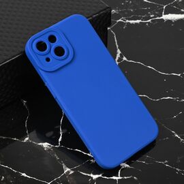Silikonska futrola Teracell Giulietta - iPhone 15 mat plava.