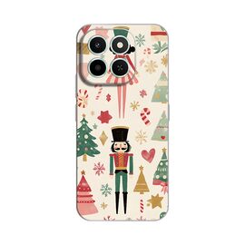 Silikonska futrola PRINT - Huawei Honor X6c Vintage Christmas.