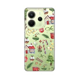 Silikonska futrola PRINT Skin - Xiaomi Redmi Note 14 4G (SRB) Winter Spirit.