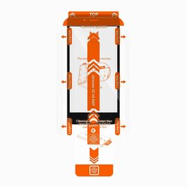 Zastitno Staklo Tempered glass 2.5D dust free - iPhone 7/8/SE crni.