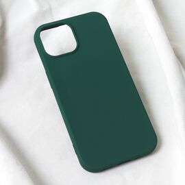 Futrola Teracell Soft Velvet - iPhone 15 tamno zelena.
