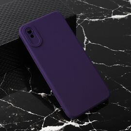 Silikonska futrola Teracell Giulietta - Xiaomi Redmi 9A mat tamno ljubicasta.