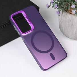 Futrola Magsafe providna - Samsung S931 Galaxy S25 ljubicasta.