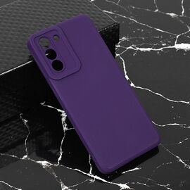 Silikonska futrola Teracell Giulietta - Samsung G991 Galaxy S21 mat tamno ljubicasta.