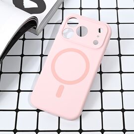 Futrola Magsafe Pure color - iPhone 17 Pro roze.