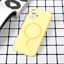 Futrola Magsafe Pure color - iPhone 17 6.3 zuta.