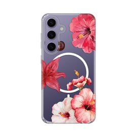 Futrola print Magsafe - Samsung S921B Galaxy S24 Hibiscus.