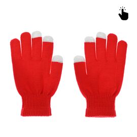 Rukavice - touch screen RY M (22cm) crvene.