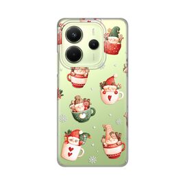 Silikonska futrola PRINT - Xiaomi Redmi Note 14 4G (SRB) Ho Ho Ho.