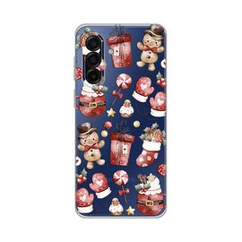 Silikonska futrola PRINT Skin - Samsung A175 Galaxy A17 Cozy Christmas.
