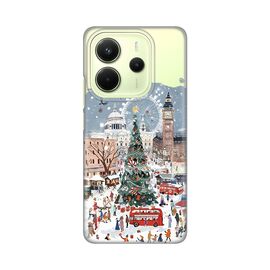 Silikonska futrola PRINT Skin - Xiaomi Redmi Note 14 4G (SRB) Christmas Town.