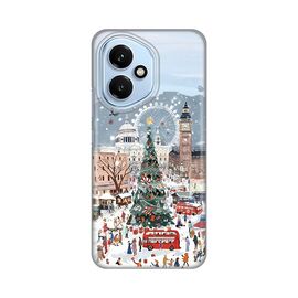 Silikonska futrola PRINT Skin - Huawei Honor 400 Christmas Town.