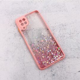 Futrola Frame Glitter - Samsung A125F Galaxy A12 roze.