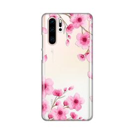 Silikonska futrola PRINT Skin - Huawei P30 Pro Rose flowers.